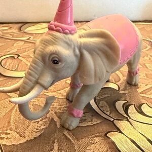 Pink Elephant Toy with Party Hat